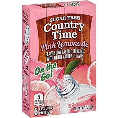 Country Time On the Go! Sugar Free Pink Lemonade Drink Mix