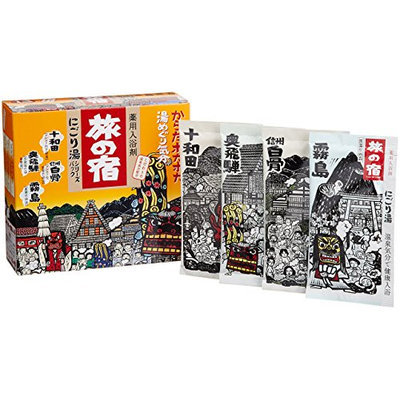 TABINO YADO Hot Springs ''Milky'' Bath Salts Assortment Pack From Kracie