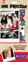 Tempt Tattous One Direction Temporary Glitter Tattoo