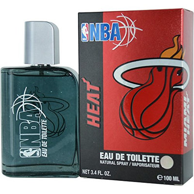 Miami Heat NBA Cologne Gift Set for Men 3.4oz EDT Spray & Team Branded Collectors Case