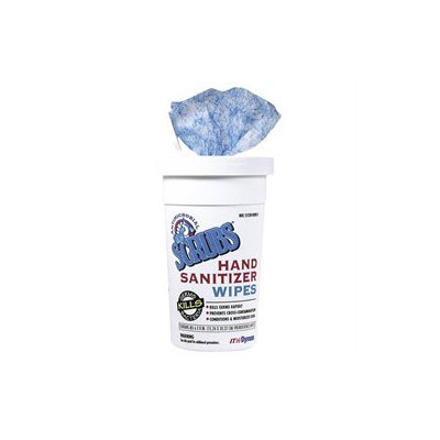 Dymon SCRUBS Antimicrobial Hand Sanitizer Wipes, 9-3/4 inches x 10