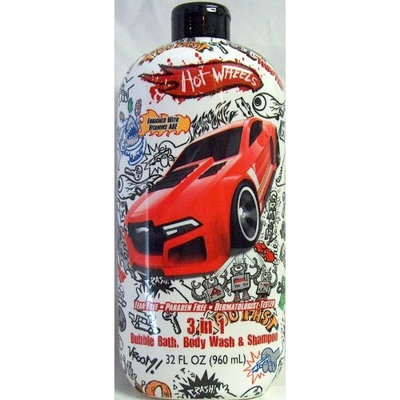Hot Wheels BUBBLE BATH, BODY WASH & SHAMPOO (32FL. OZ.)