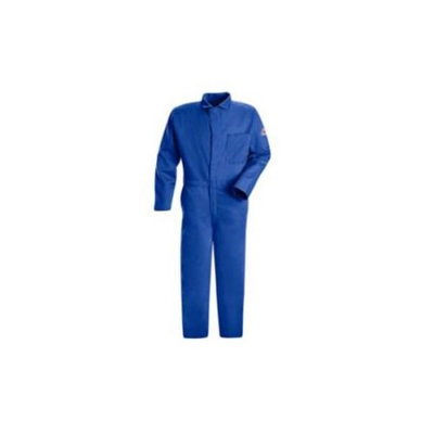 Bulwark FR Contractor Coverall (Blue, XL, HRC2). Model: CEC2RB LN/48