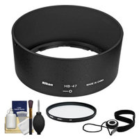 Nikon HB-47 Bayonet Lens Hood for Nikon 50mm f/1.4 G & 50mm f/1.8 G AF-S Nikkor + Filter + Accessory Kit