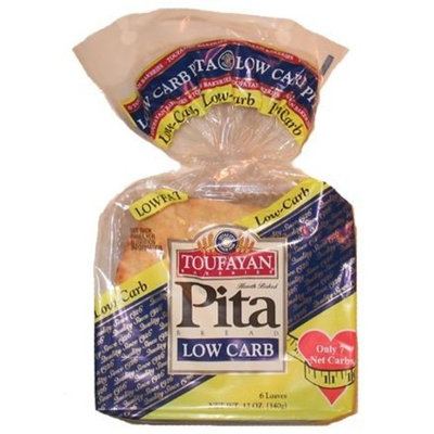 Toufayan Bakeries Low Carb Pita Bread, 6 pack