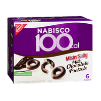 Nabisco 100 Cal Mister Salty Milk Chocolate Pretzels - 6 PK
