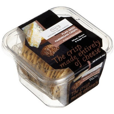 Kitchen Table Bakers Flax Seed Parmesan Crisps, 3-Ounce Packages (Pack of 4)