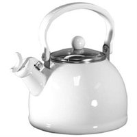 Reston Lloyd 2.5 qt. Whistling Tea Kettle White