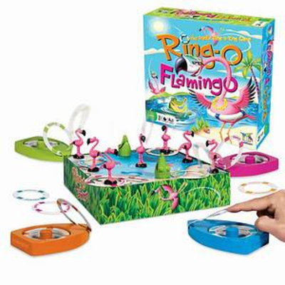 Gamewright Ring-O Flamingo Ages 6 and up, 1 ea