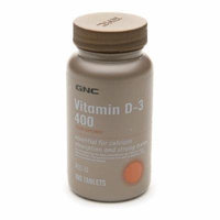 GNC Vitamin D-3 400 IU 100 Tablets