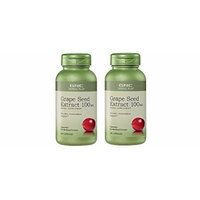 GNC Herbal Plus® Standardized Grape Seed Extract 100 mg 100 cap (2 Bottles)