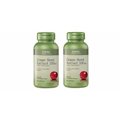 GNC Herbal Plus® Standardized Grape Seed Extract 100 mg 100 cap (2 Bottles)