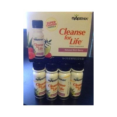 Isagenix Cleanse for Life Natural Rich Berry Single Serving Bottles(16 X 2 Fl Oz Bottles)