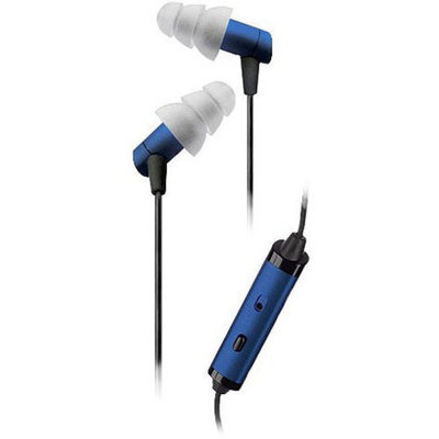Etymotic Research HF2 Hands-Free Earphone Headset with Microphone, Cobalt Blue