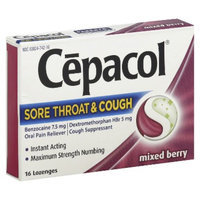 Cepacol Sore Throat & Cough Oral Pain Reliever/Cough Suppressant