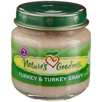 Nature's Goodness Baby Food, Turkey & Turkey Gravy, 2.5-Ounce Glass Jars (Pack of 12)