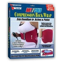 North American Healthcare burgundy - pms208 COMPRESSION BACK WRAP