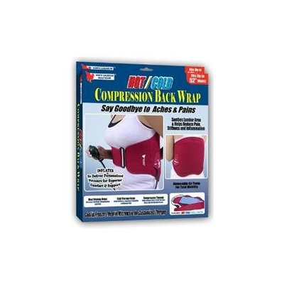 North American Healthcare burgundy - pms208 COMPRESSION BACK WRAP