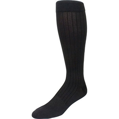 Sigvaris Business Casual 189CB12 15-20mmHg Mens Business Casual Closed Toe Socks - Charcoal Size B