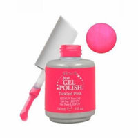 IBD Just Gel TICKLED PINK Soak Off Neon Pink Nail Polish UV Manicure .5 oz Salon