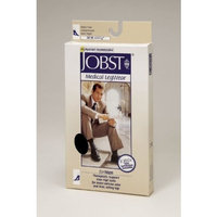 Jobst Men's 30-40 mmHg Closed Toe Knee High Support Sock Size: Small, Color: Brown