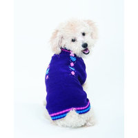 ETHICAL PRODUCTS SWEATERS Fashion Pet Lookin Good Co-Ed Heart Sweater for Dogs, XX-Small, Purple