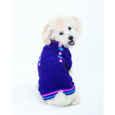 ETHICAL PRODUCTS SWEATERS Fashion Pet Lookin Good Co-Ed Heart Sweater for Dogs, XX-Small, Purple