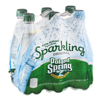 Poland Spring Sparkling Spring Water Original - 6 PK