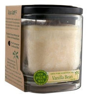 Eco Palm Square Jar, Vanilla Bean Cream 8 oz by Aloha Bay