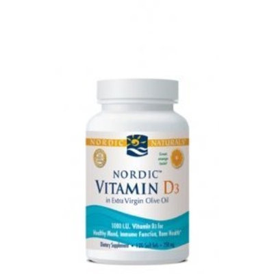 Nordic Pure Nordic Naturals - Vitamin D-3, 1000 IU, 120 softgels