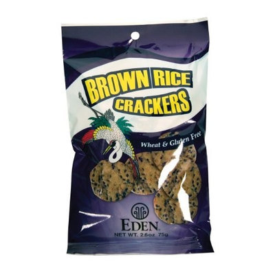 Eden Brown Rice Crackers, 2.6000-Ounce (Pack of 5)