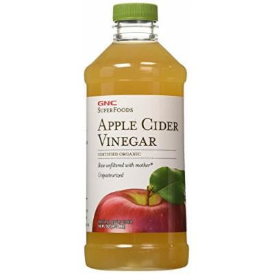 GNC SuperFoods Certified Organic Apple Cider Vinegar 16 fl oz (473 ml)