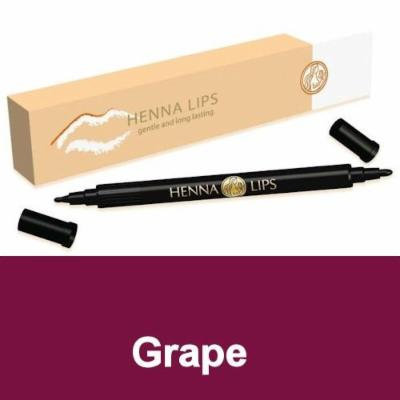 Natural Lip Stain, Henna Lips Lip Liner - Grape
