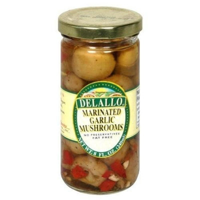 Delallo, Mushroom Italn Garlc, 8-Ounce (12 Pack)