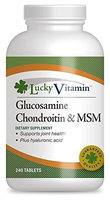 LuckyVitamin - Glucosamine Chondroitin & MSM - 240 Tablets