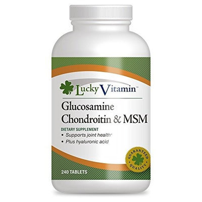 LuckyVitamin - Glucosamine Chondroitin & MSM - 240 Tablets
