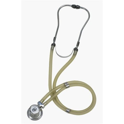 MABIS/DMI Healthcare MABIS Legacy Sprague Rappaport-Type Stethoscope, Slider Pack, Yellow Frosted, 30 Inch