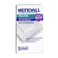 Kendall Telfa Antimicrobial Non-stick Pad with Adhesive, 4