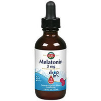 Kal - Melatonin DropIns Raspberry 3 mg. - 1.85 oz.
