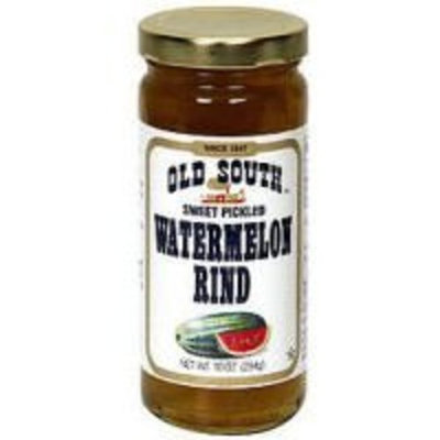 Old South South Sweet Pickled Watermelon Rind 10 Oz Jar (3 Pack)