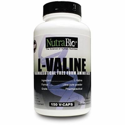 NutraBio L-Valine Free Form 450 Mg - 150 Vegetable Capsules