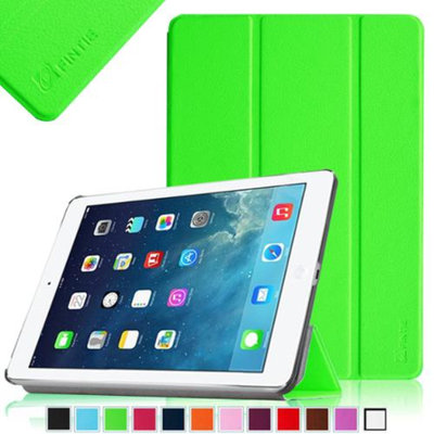 Fintie SmartShell Case Ultra Slim Lightweight Cover for iPad Mini 2 (2013 Edition) and Mini (2012 Edition), Green