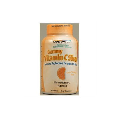 Rainbow Light Nutritional Systems Rainbow Light Gummy Vitamin C Slices, Tangy Tangerine, Orange