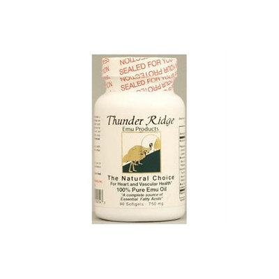 Thunder Ridge Emu Products 100% Pure Emu Oil - 750 mg - 90 Softgels