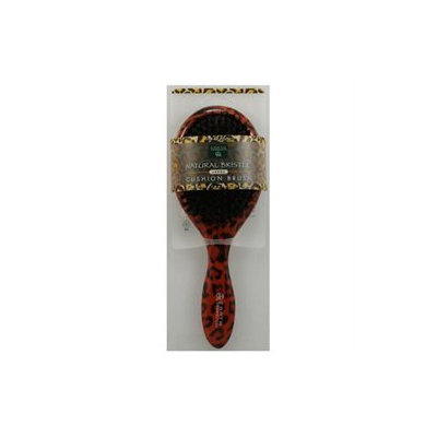 Earth Therapeutics Large Lacquer Pin Cushion Brush with Leopard Design - 1 Brush