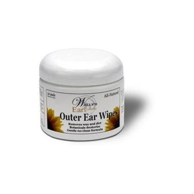 Wallys Natural Products Wally's Natural Products Ear Wipes Adult 50 Pack