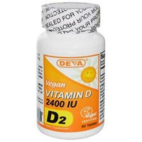 Deva Nutrition - Vegan D2 Vitamin D 2400 IU - 90 Tablets