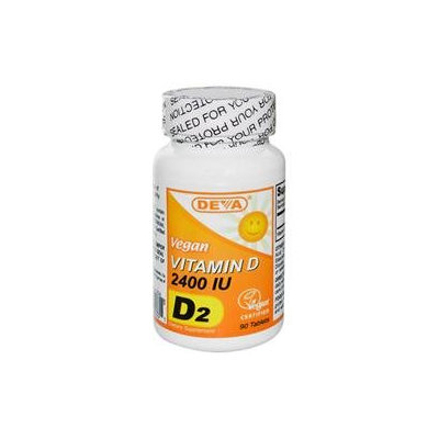 Deva Nutrition - Vegan D2 Vitamin D 2400 IU - 90 Tablets