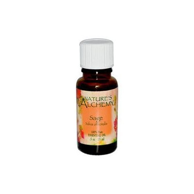tures Alchemy Pure Essential Oil Sage, 0.5 oz, Nature's Alchemy