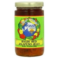 Oasis Foods Ragin' Red Jalapeno Jelly 10 oz